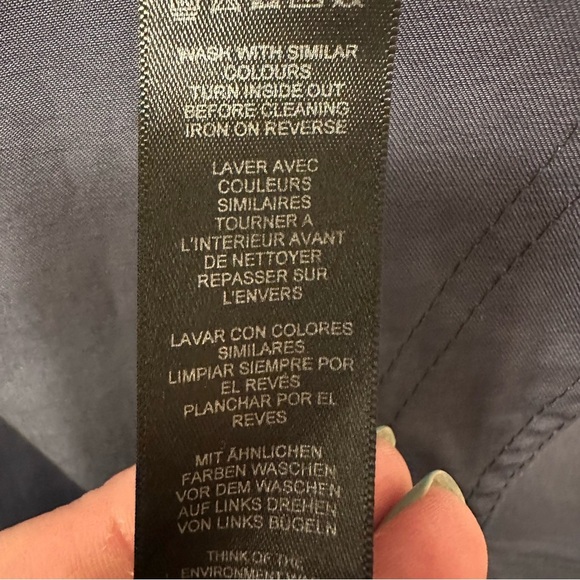 Asos Zipper Front Long Hooded Utility Jacket Lined Coat Womens plus 22 Gray - Picture 9 of 11